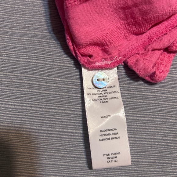 Pink Short-Sleeve Button-Up Shirt - Picture 10 of 10